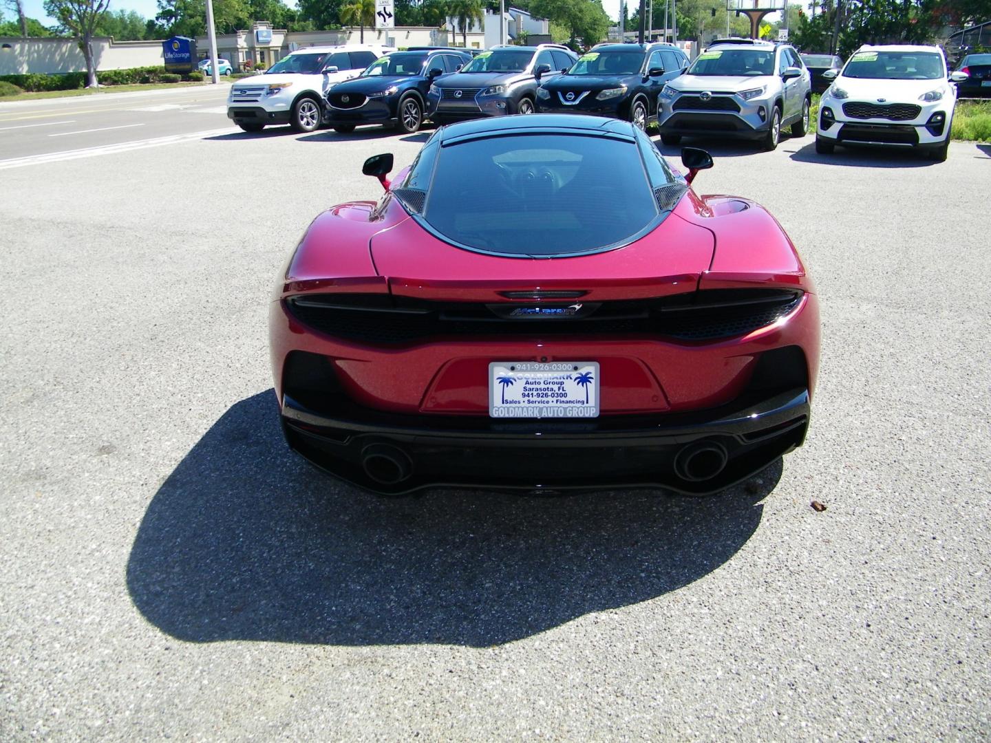 2020 Amaranth Red Metallic /Black McLaren GT (SBM22GCA7LW) with an 4.0L V8 engine, 7-Speed Automatic transmission, located at 4000 Bee Ridge Road, Sarasota, FL, 34233, (941) 926-0300, 27.298664, -82.489151 - Photo#4